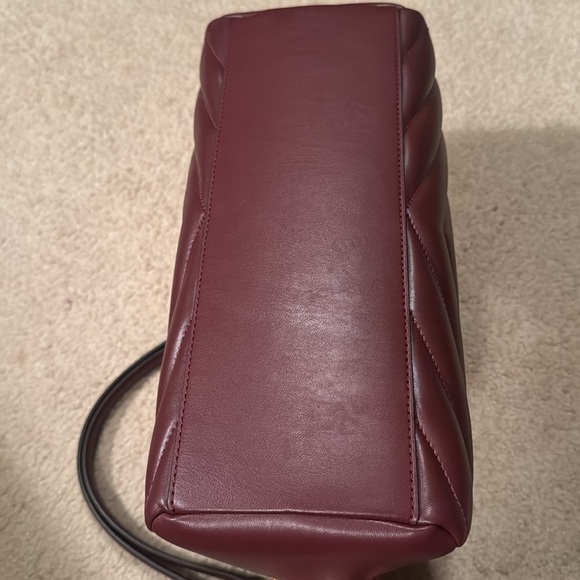 MICHAEL KORS Whitney Medium Quilted Chain Tote Shoulder Bag in Oxblood - Picture 10 of 17